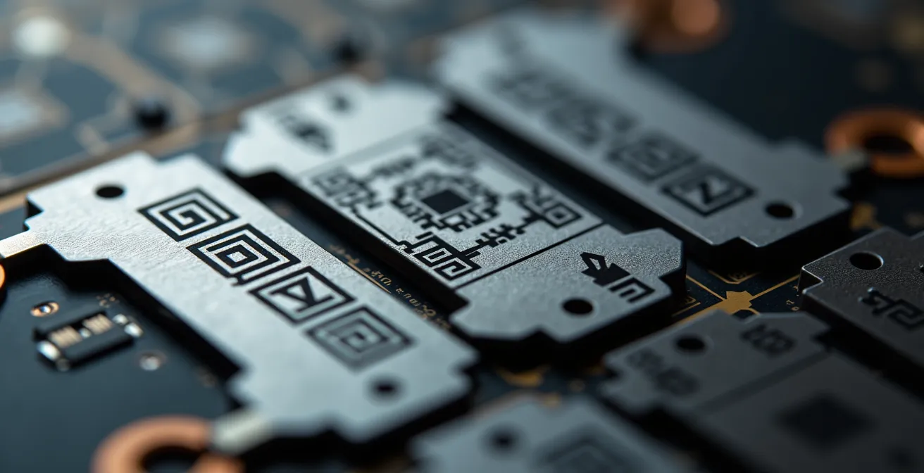 Extreme close-up of modular battery pack design showing standardized connectors for robotic disassembly