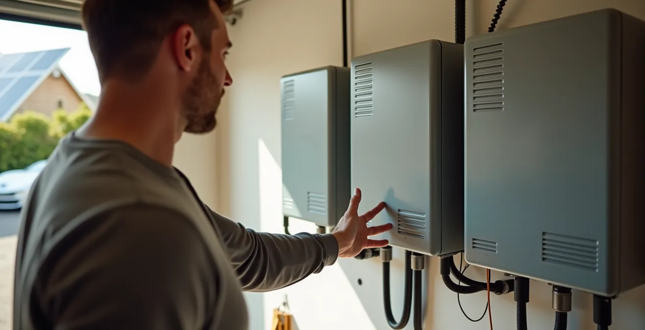 Repurposed EV battery modules converted into home energy storage system